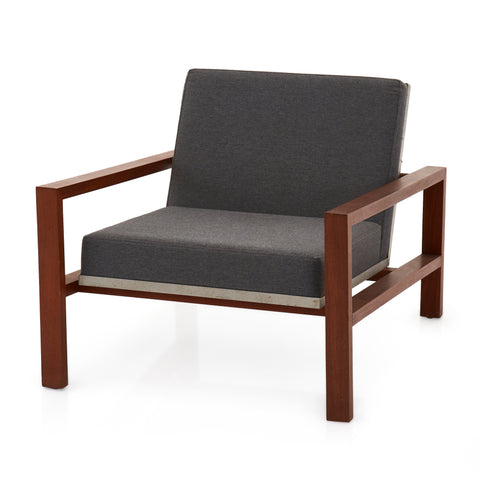 Grey Lobby Arm Chair