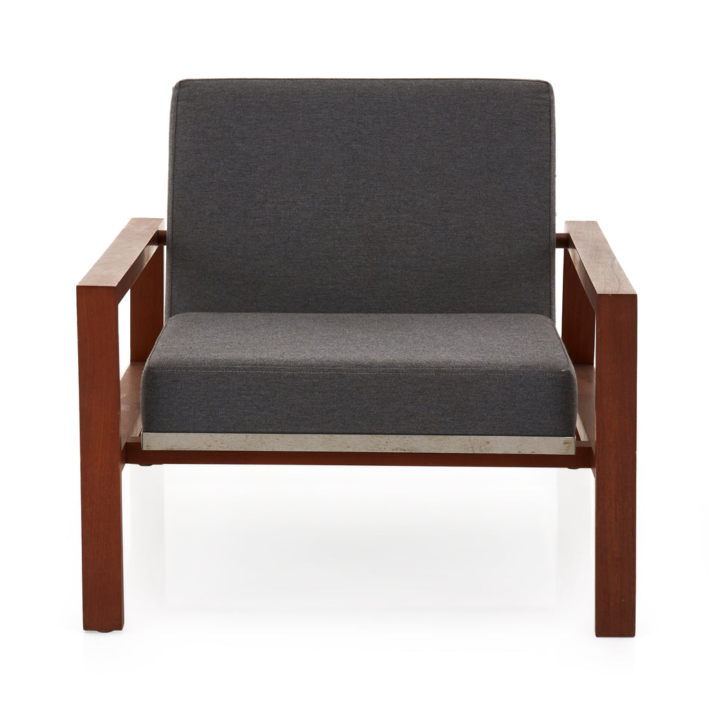 Grey Lobby Arm Chair