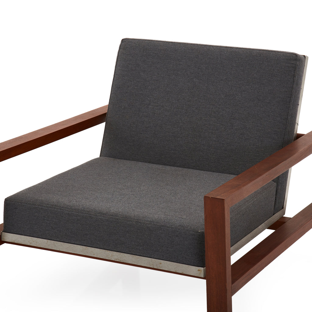 Grey Lobby Arm Chair