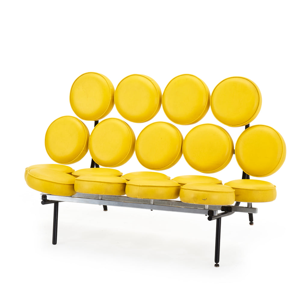 Yellow Marshmallow Mod Loveseat