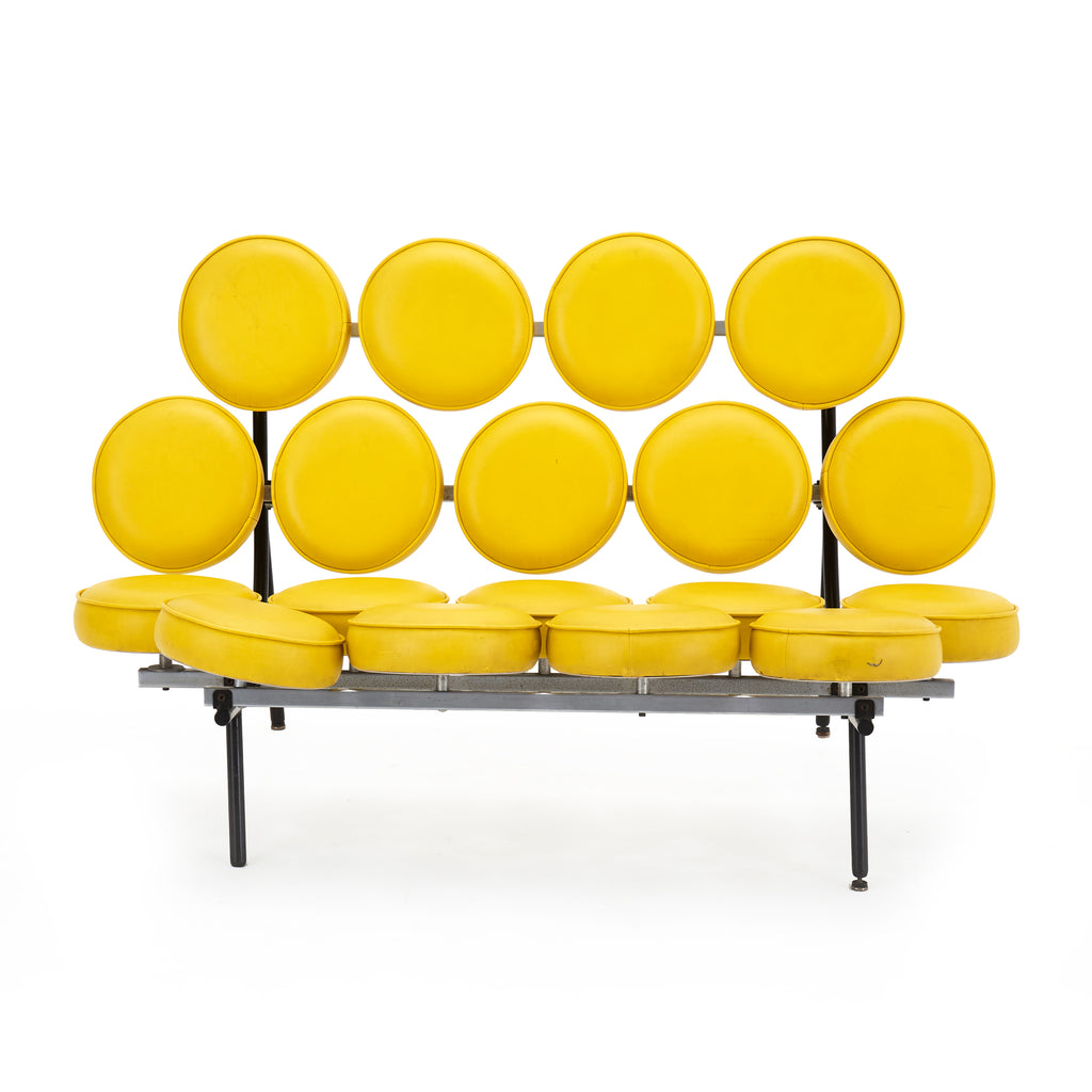 Yellow Marshmallow Mod Loveseat