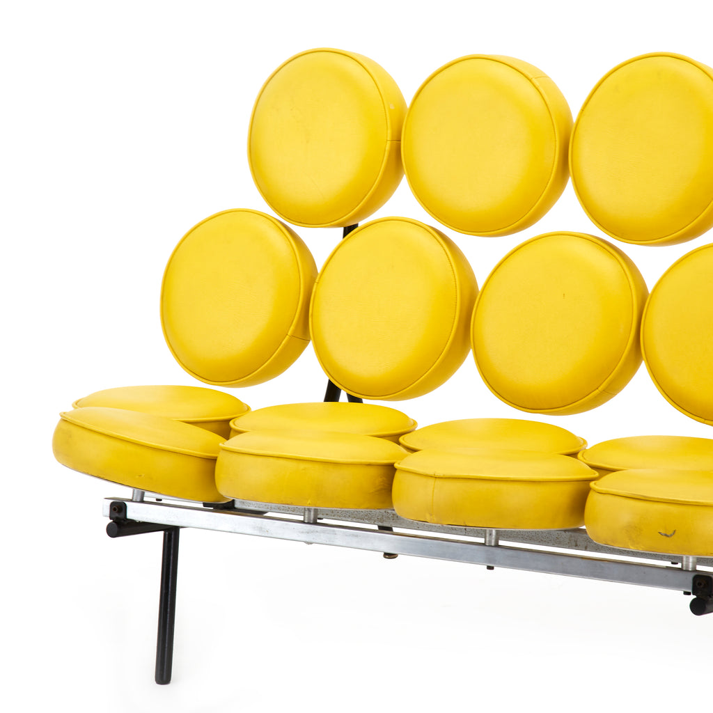 Yellow Marshmallow Mod Loveseat