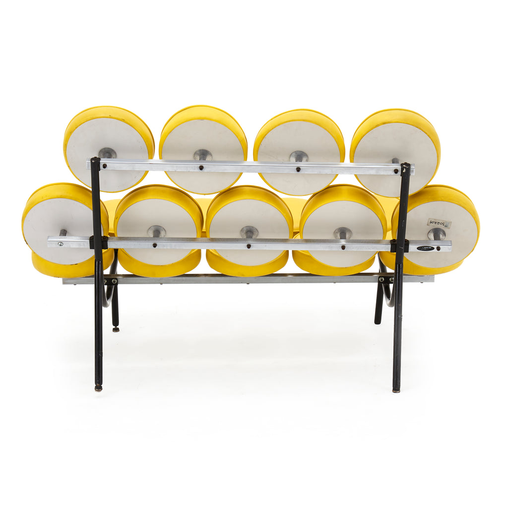 Yellow Marshmallow Mod Loveseat
