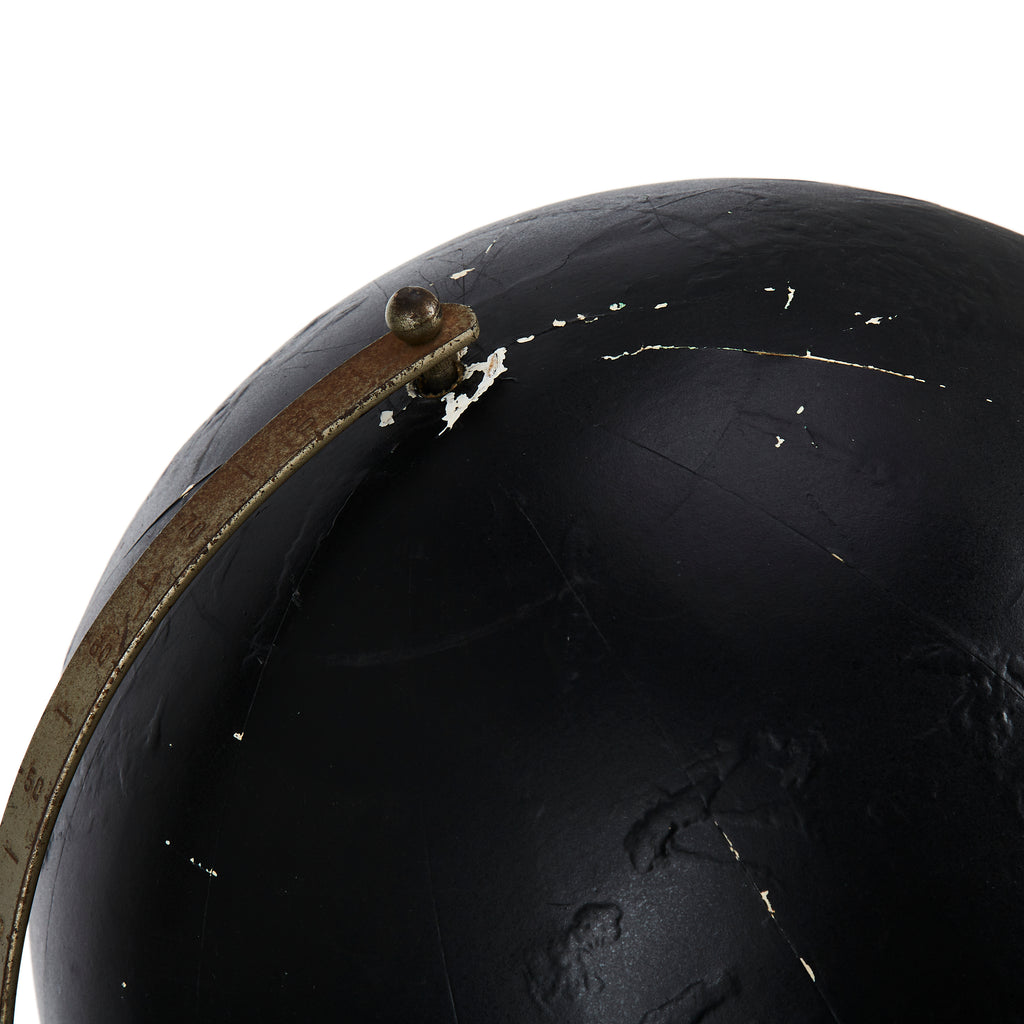 Black & Brass Globe on Tripod