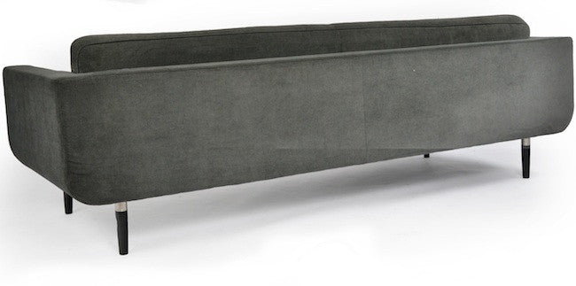 Grey Contemporary Sofa with Bolsters