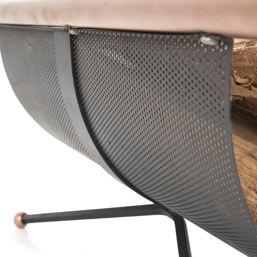 Iron Scoop Firewood Holder