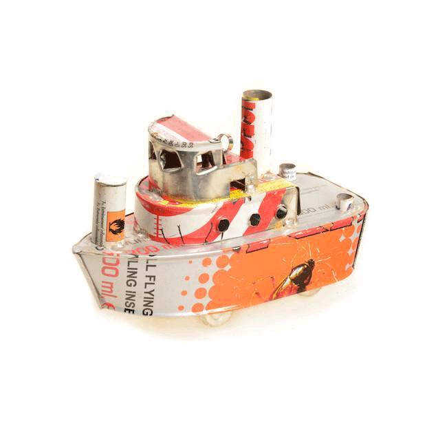 Orange Aluminum Steamboat (A+D)