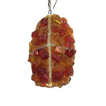 Red Orange Stones Hanging Pendant