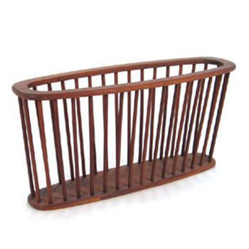 Wood Magazine Holder