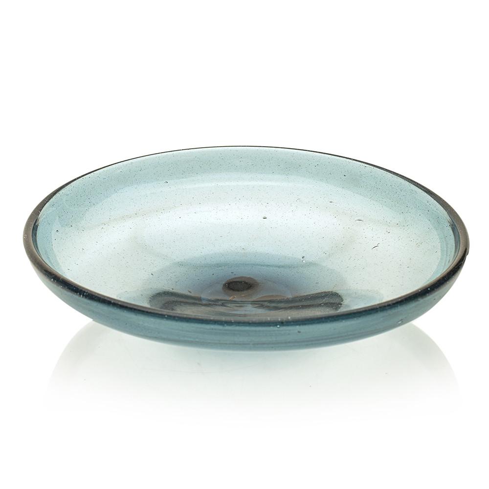 Blue Glass Dish