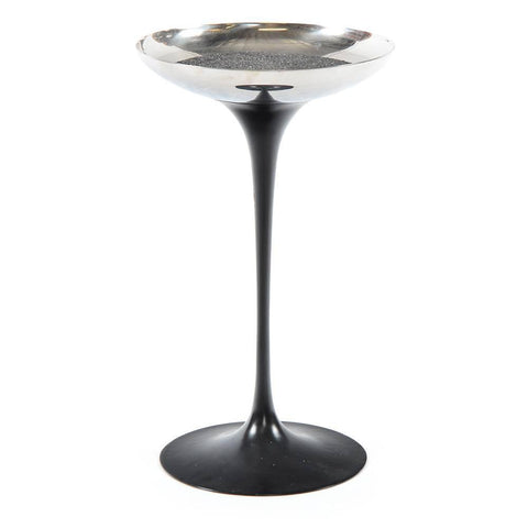 Black & Chrome Saarinen Ashtray