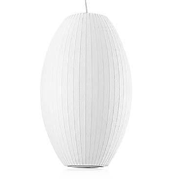 White Cigar Bubble Pendant Lamp