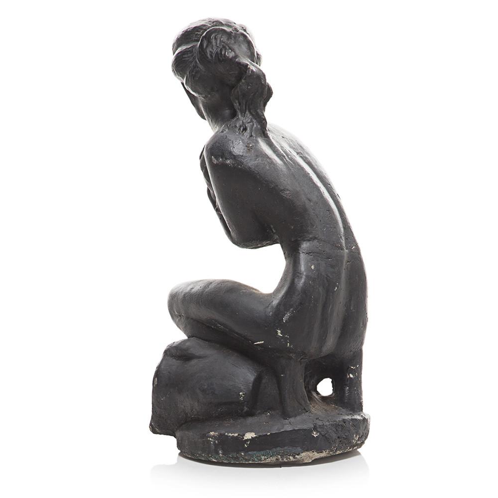 Black Nude Woman Statue