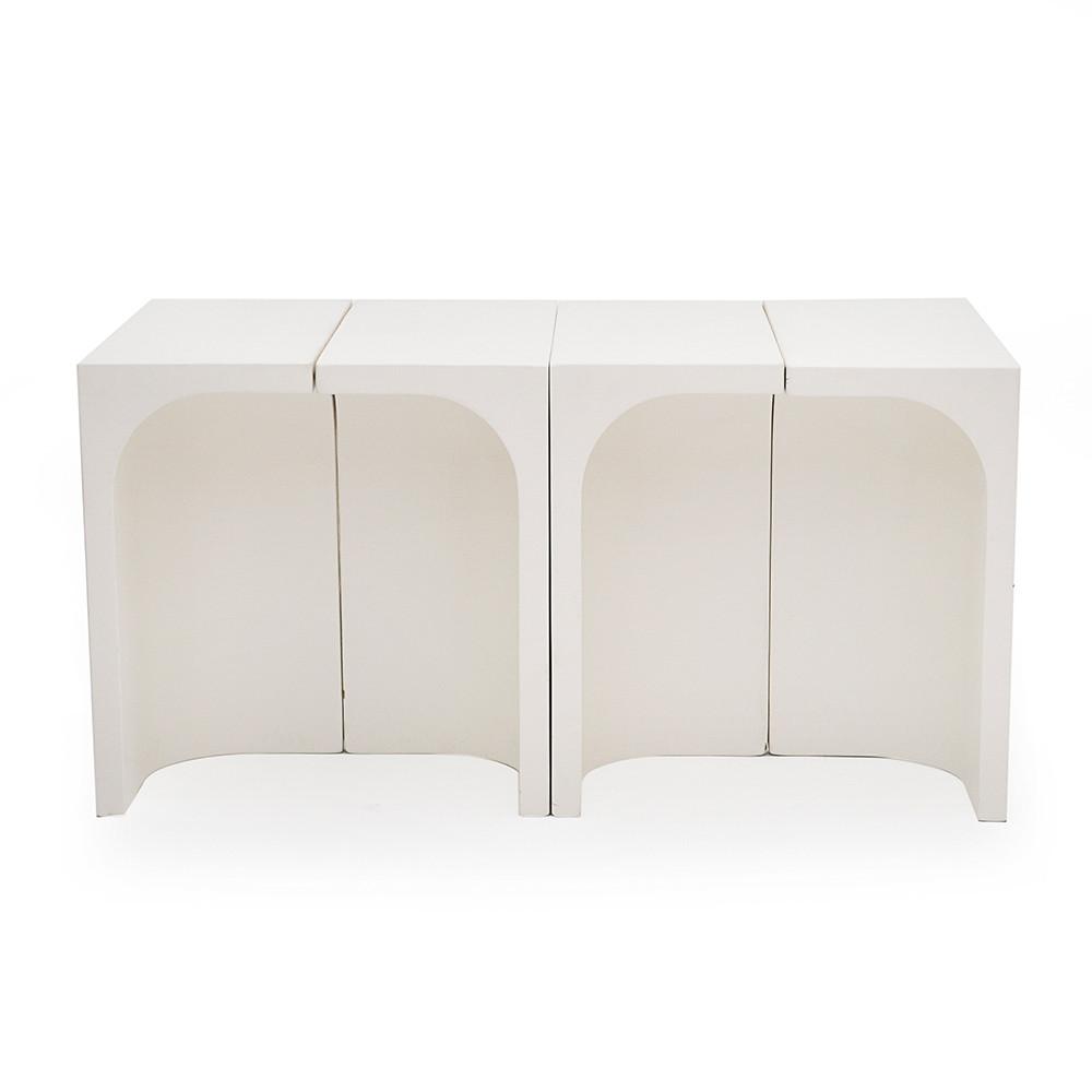 Modular White Coffee / Side Table Pieces