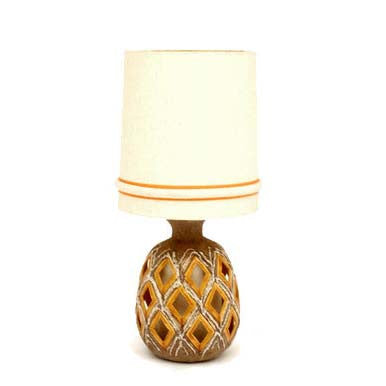 Brown Orange Cut Out Lamp