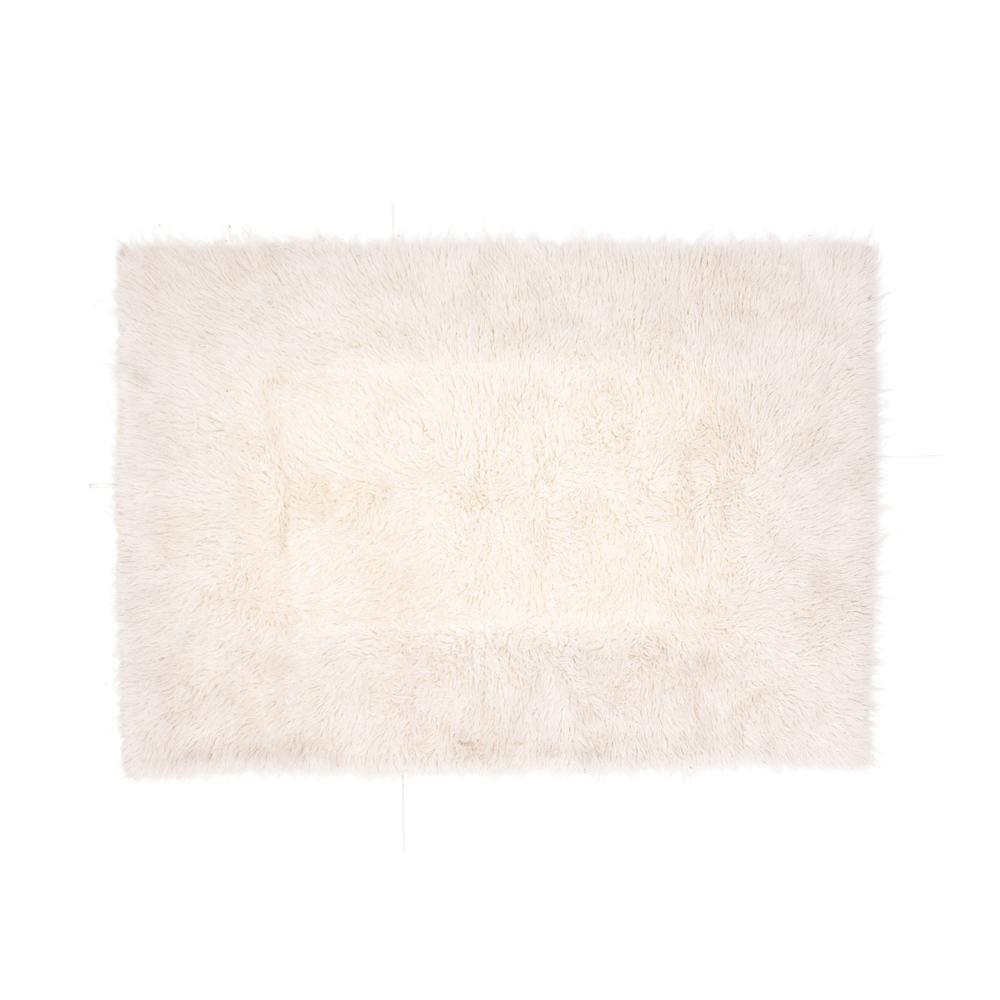 Small White Shag Rug