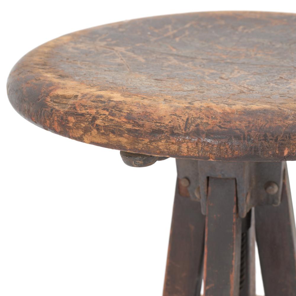 Wood Rustic Stool