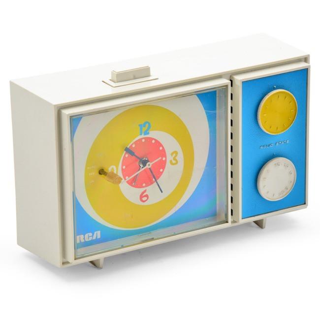Colorful Vintage RCA Alarm Clock