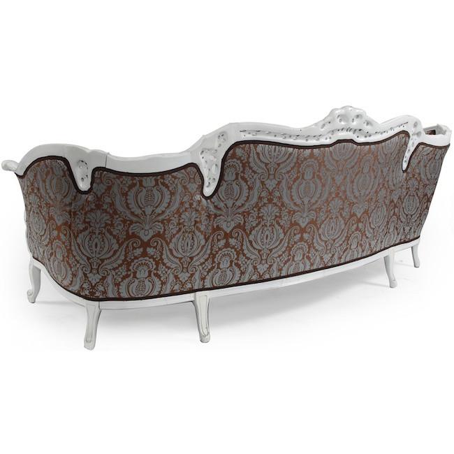Victorian Sofa - Grey Brown