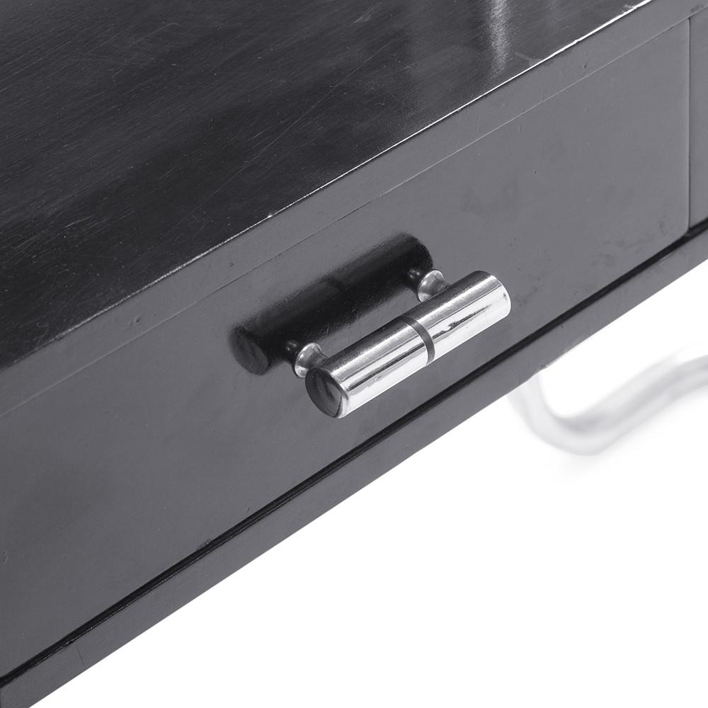 Black & Chrome Deco Vanity