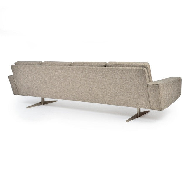 Contemporary Wheat 4 Seater Sofa