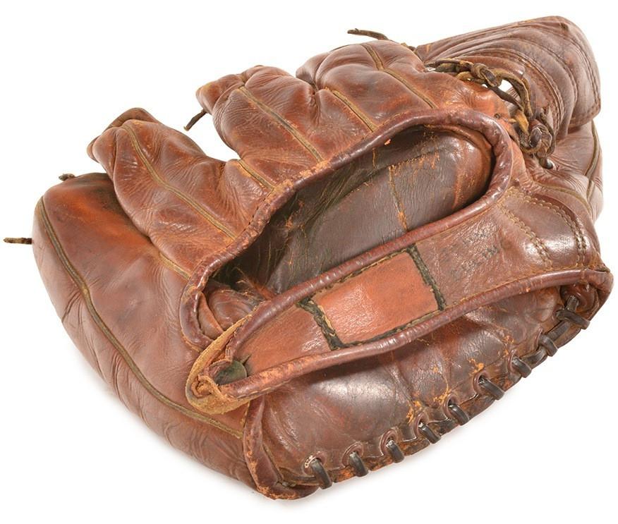 Vintage Leather Baseball Mitts