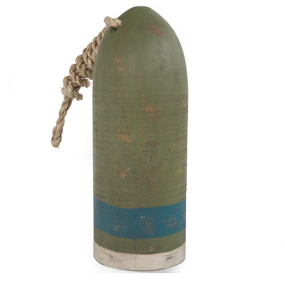 Green Wood Buoy Decoration (A+D)