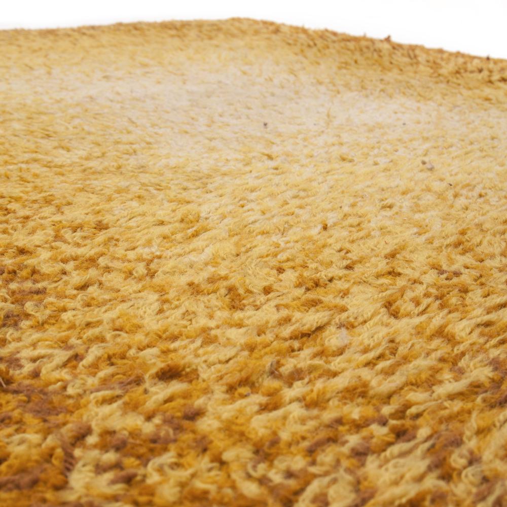 Ombre Orange Mustard Fluffy Rug