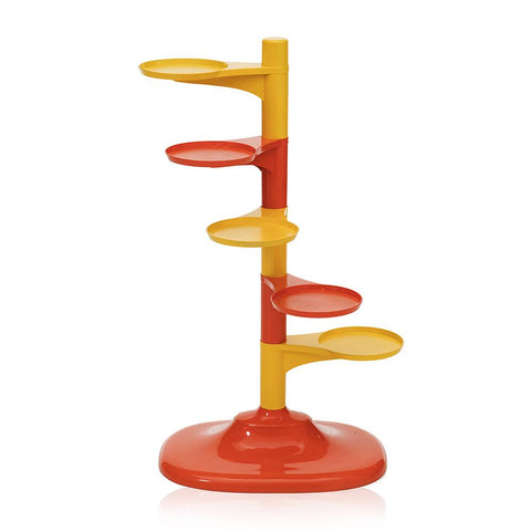 Orange and Yellow Mod Planter Stand