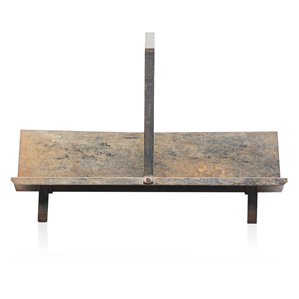 Rusted Metal Firewood Holder