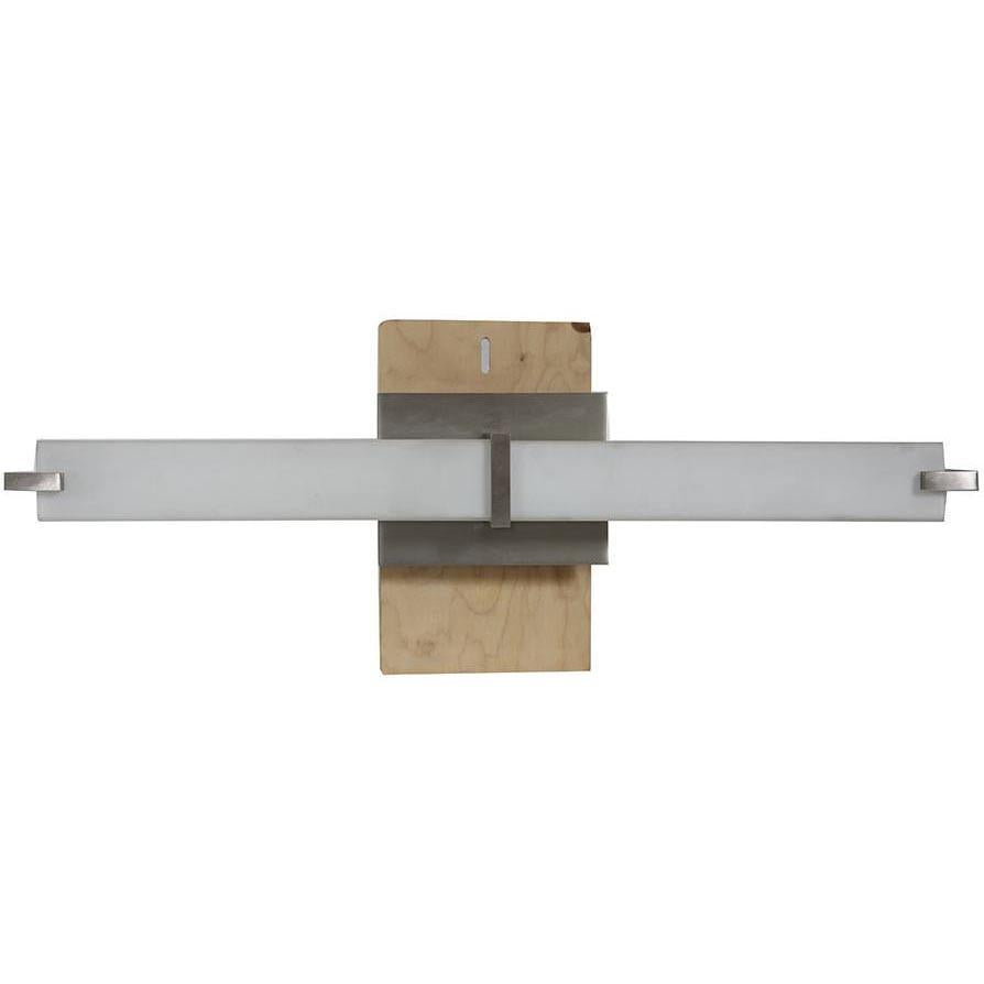 Metal and Wood Sconce