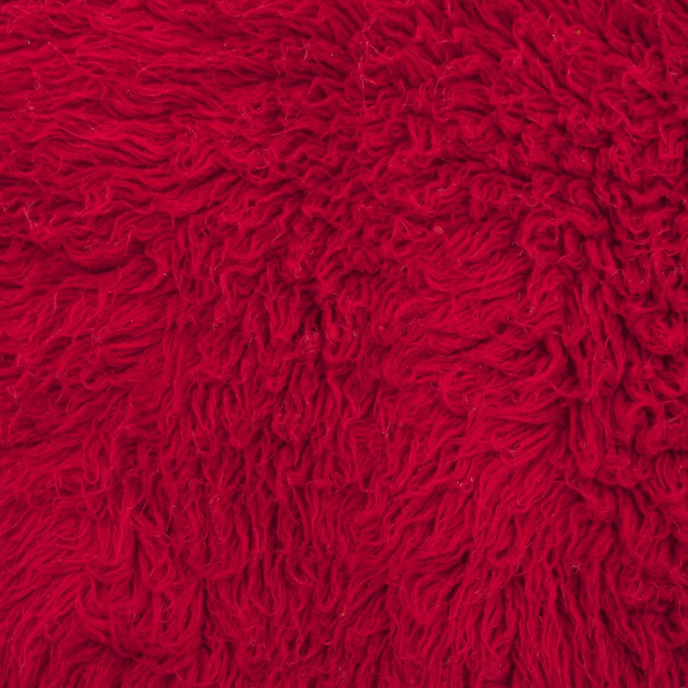 Red Fluffy Shag Rug