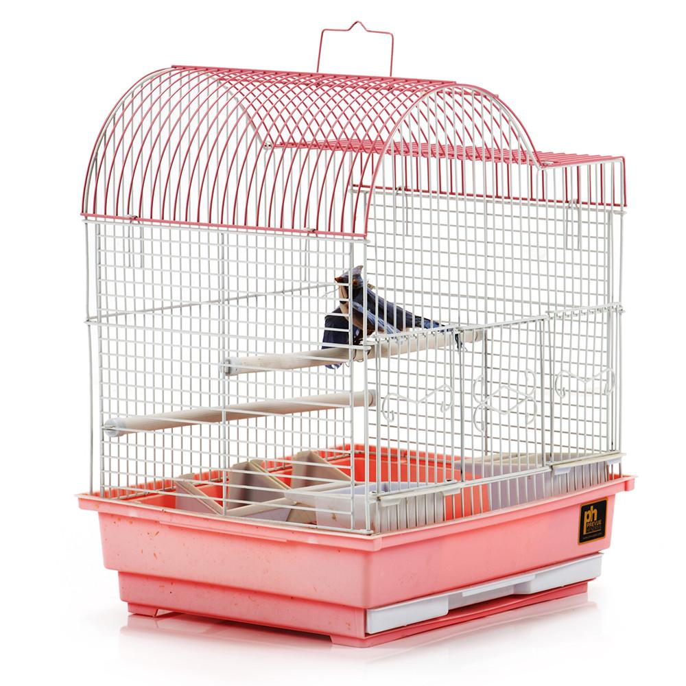 Pink Plastic Birdcage