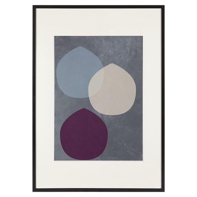 0352 (A+D) Purple Gray Teardrops