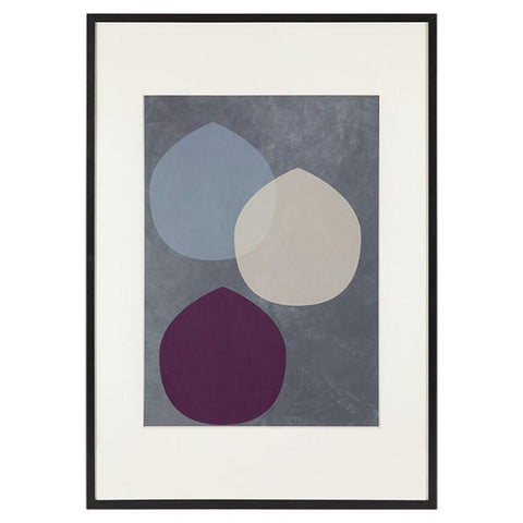0352 (A+D) Purple Gray Teardrops