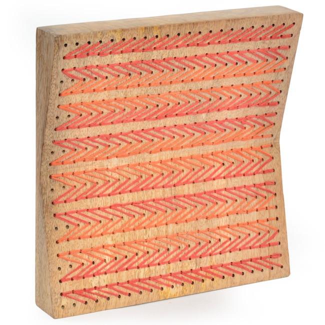Wood Light Orange String Art (A+D)
