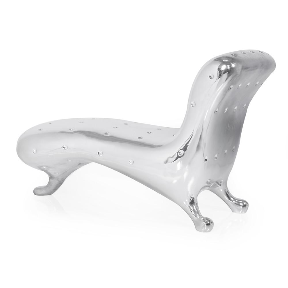 Silver Futuristic Chaise