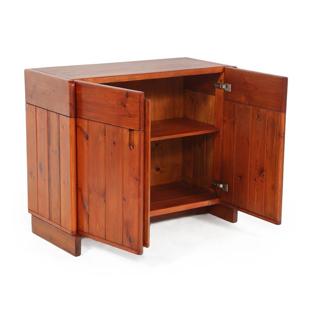 Rustic Cherry Wood Cabinet