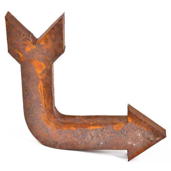 Rusted Arrow Wall Hanging