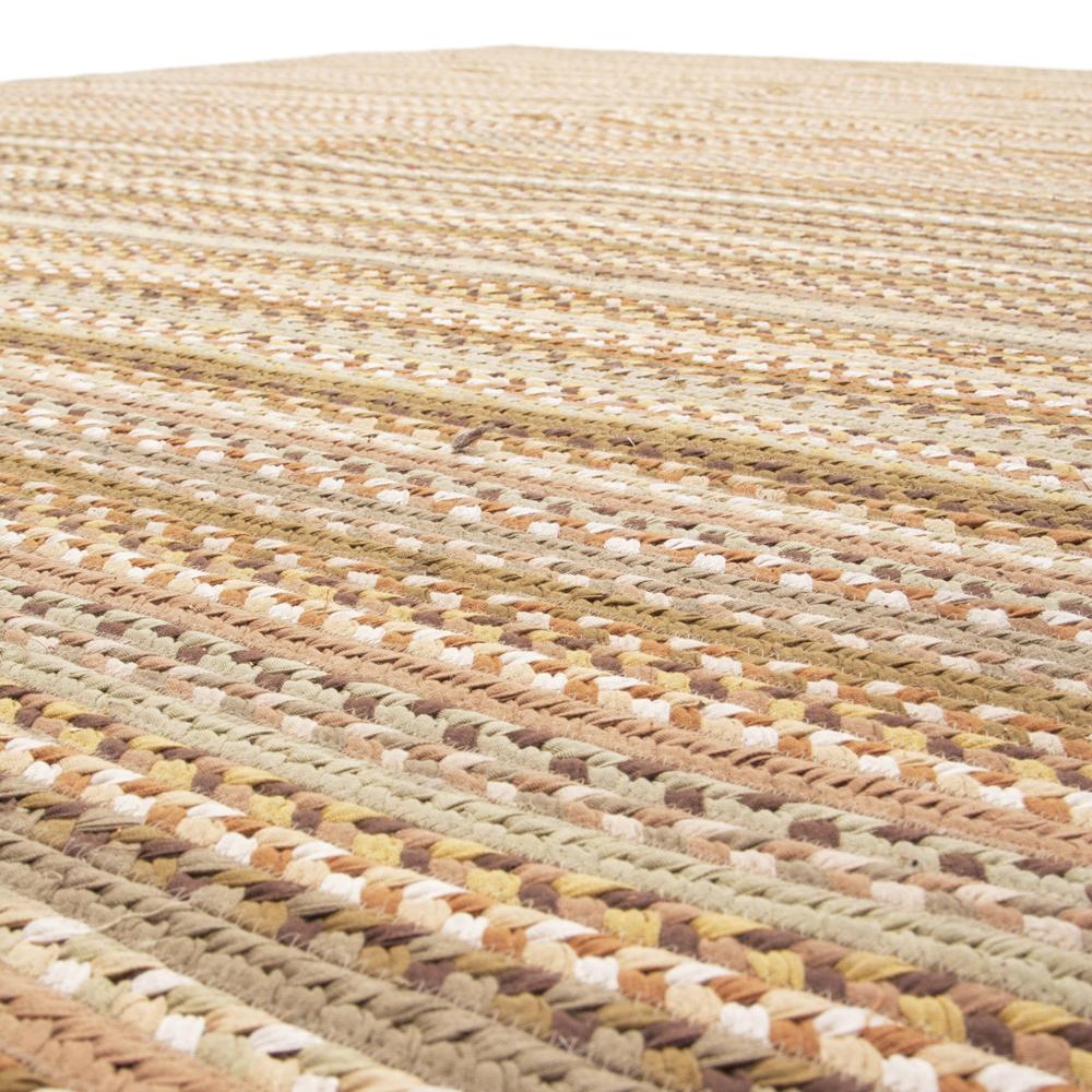 Multicolored Striped Woven Rug