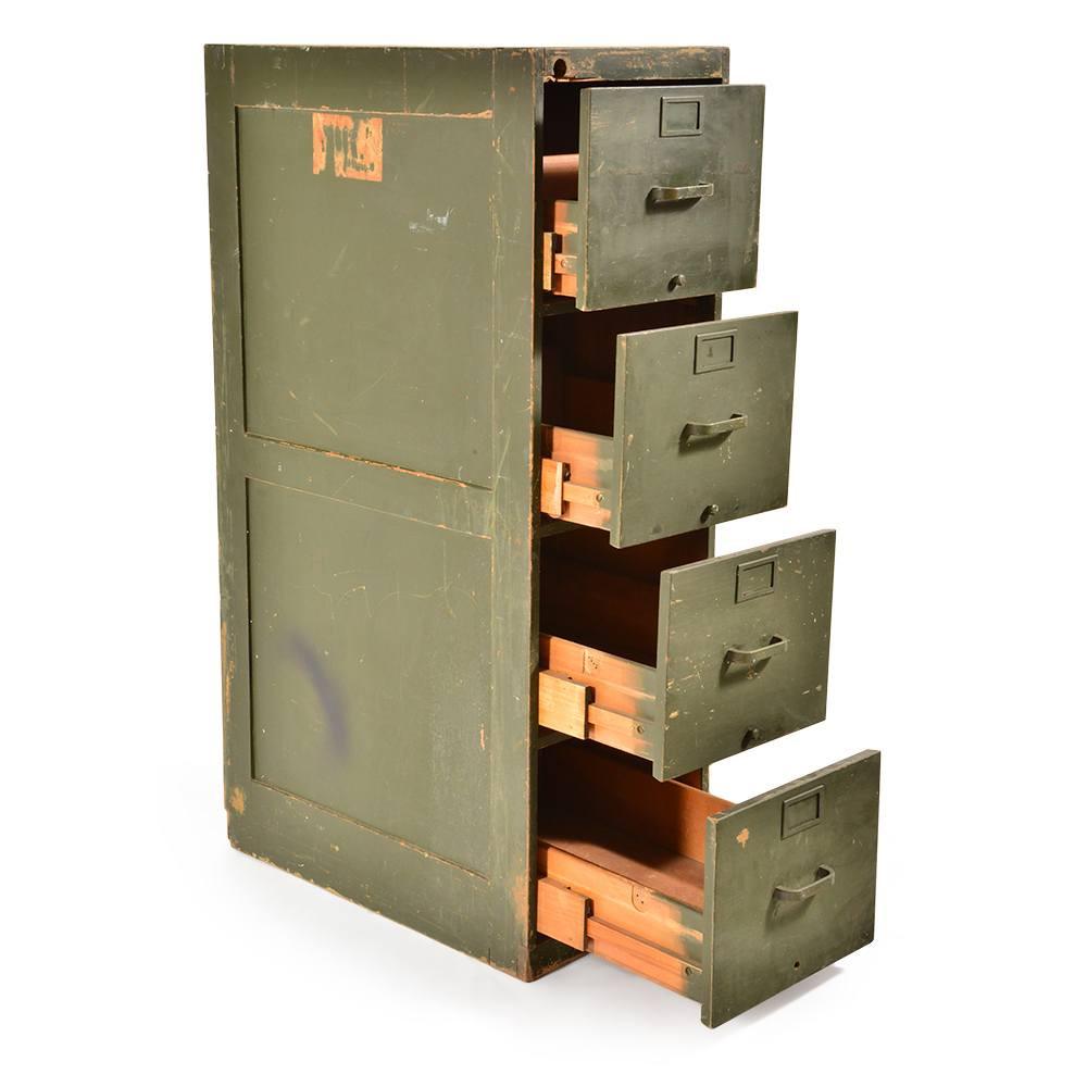 Military Green Filing Cabinet