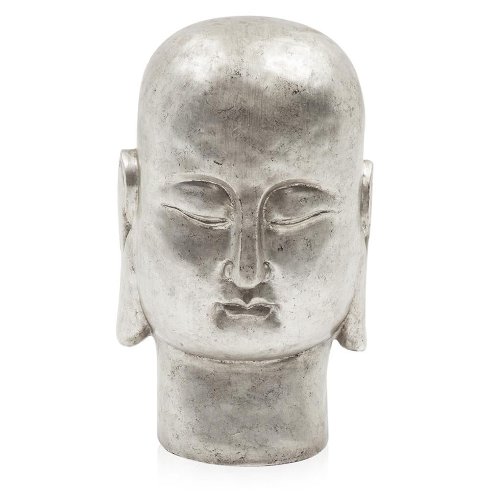 Silver Buddha Head