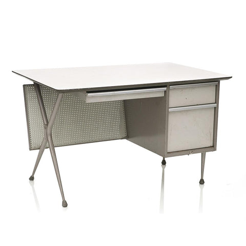 Metal "X" Leg Desk