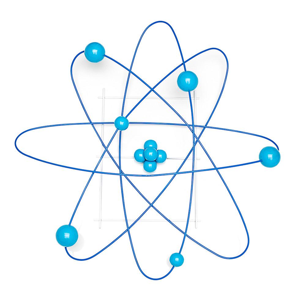 Blue Atom Wall Sculpture