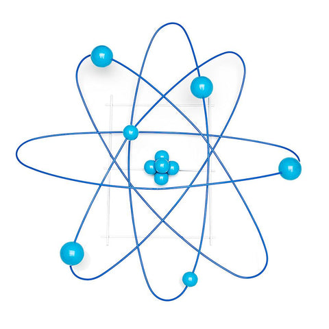 Blue Atom Wall Sculpture