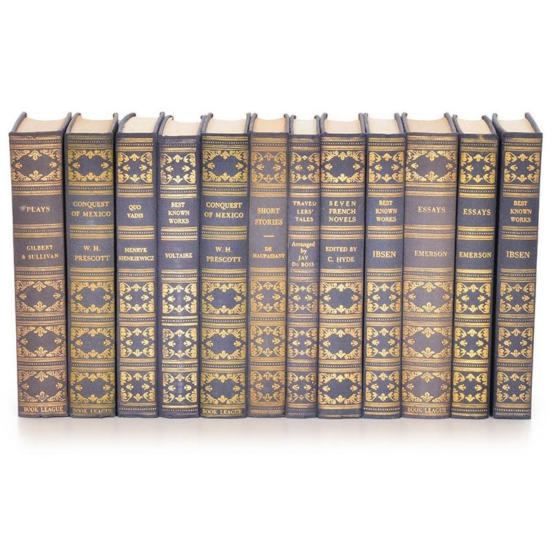Books - Blue Bound Literature Set