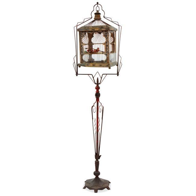 Deco Standing Birdcage