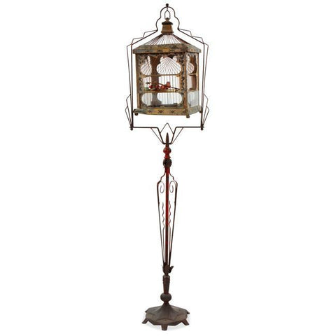 Deco Standing Birdcage