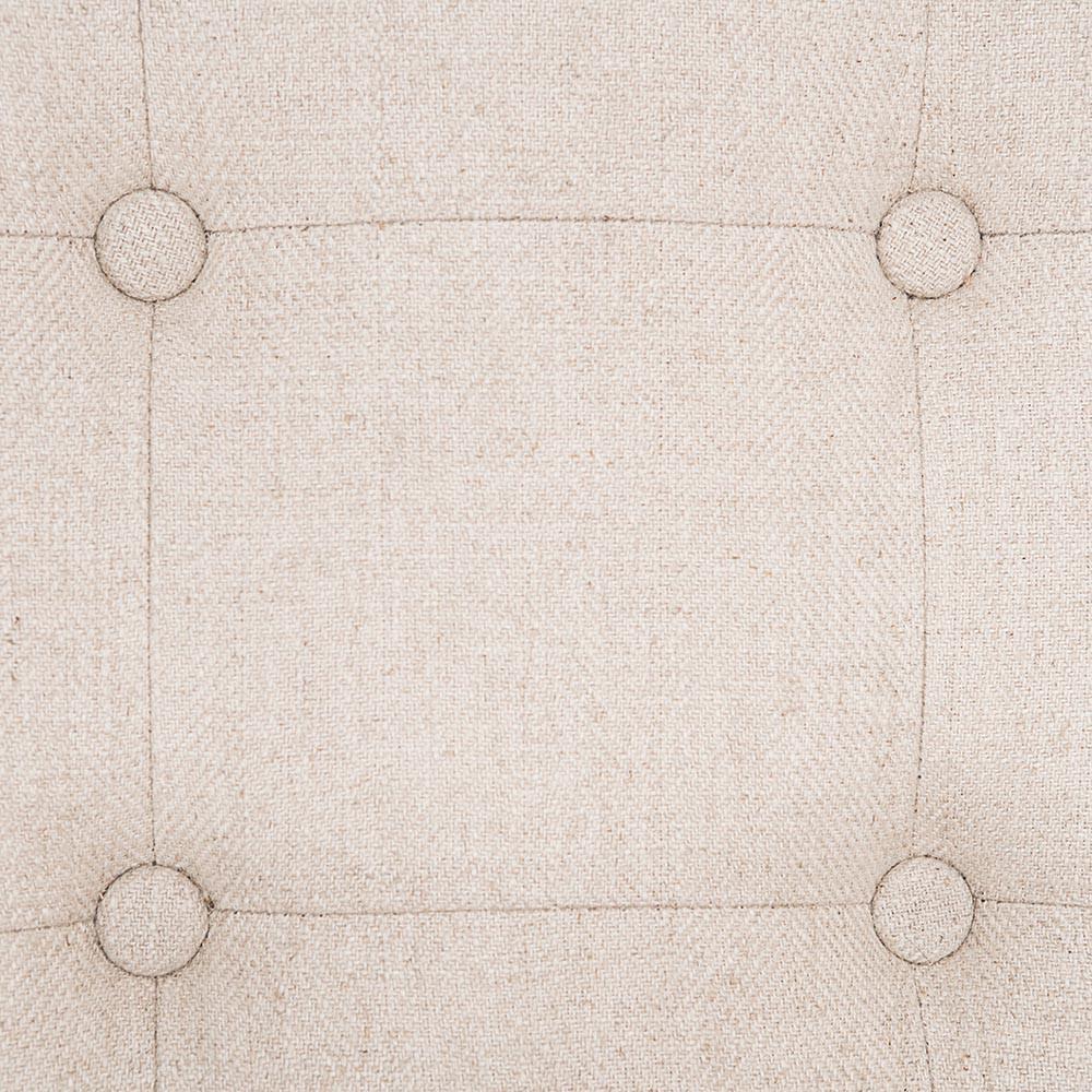 White Cream Low Back Modern Sofa