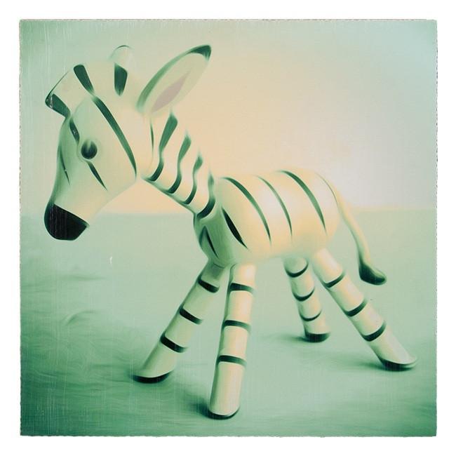 0109  (A+D) Toy Zebra Photograph